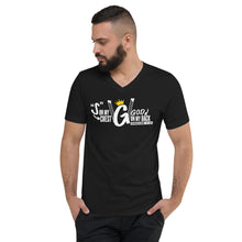 Load image into Gallery viewer, Unisex Short Sleeve V-Neck T-Shirt