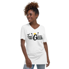 Load image into Gallery viewer, Unisex Short Sleeve V-Neck T-Shirt